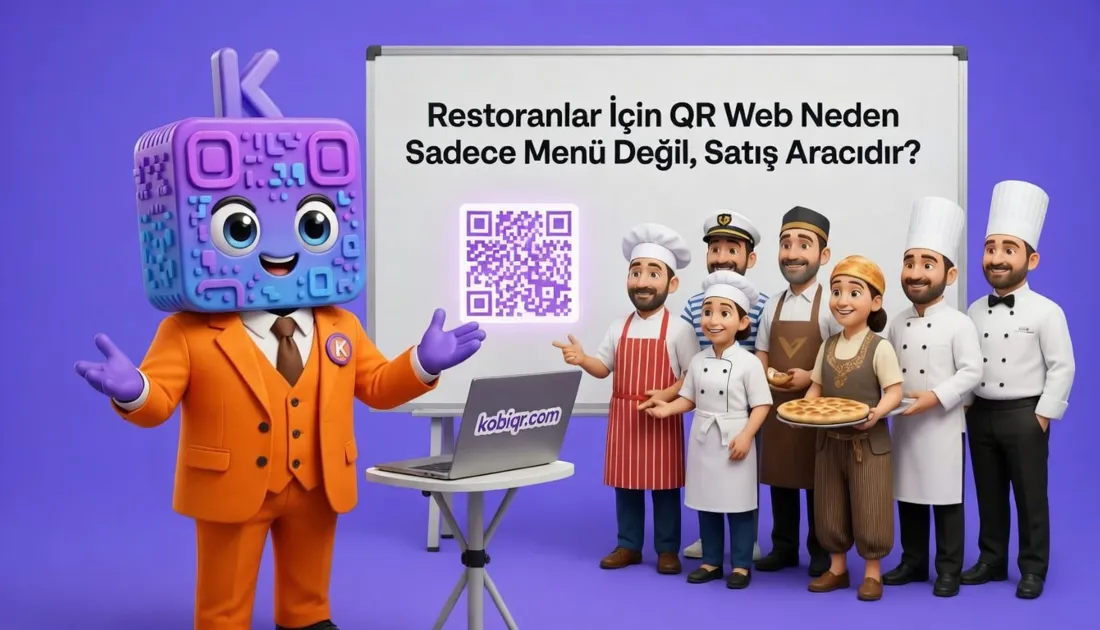 Restoranlar İçin QR Web Neden Sadece Menü Değil, Satış Aracıdır? – KobiQR Blog Yazısı
